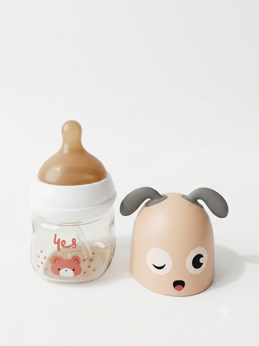 Puppy Ears Sippy Bottle - 90ml
