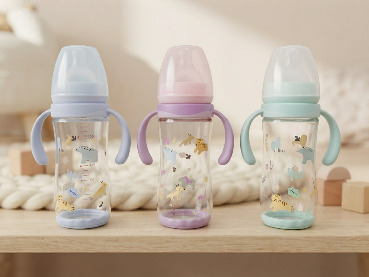 PPSU & Glass Double-Wall Feeding Bottle - 220ml