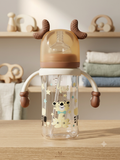 Antler Ears Handle Feeding Bottle - 240ml