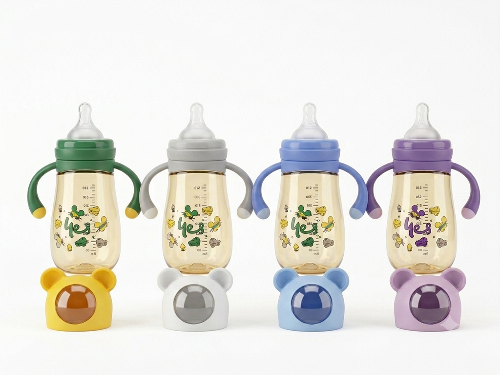 Bear Ears Handle Sippy Bottle - 300ml