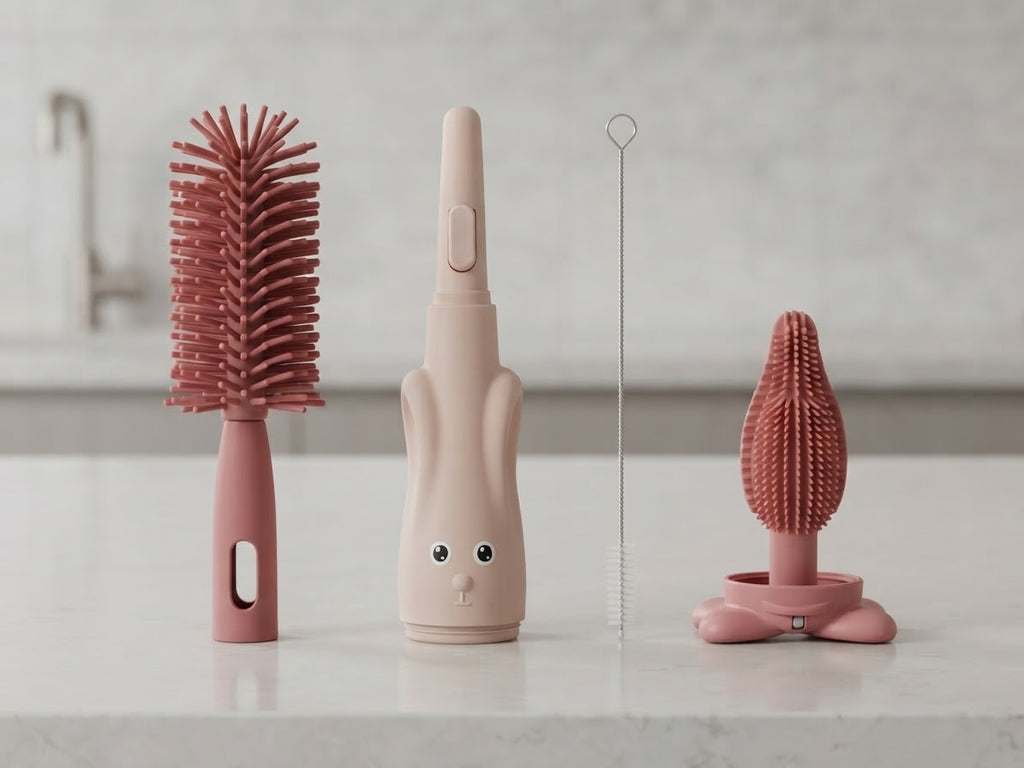 Bunny Bottle Cleaning Brush Set